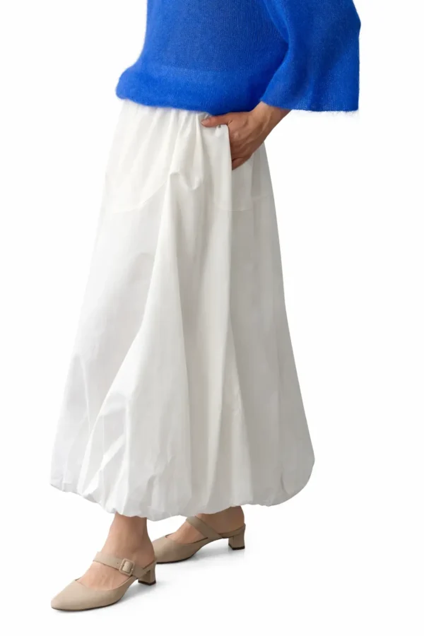 Balonowa spódnica z elastyczną talią