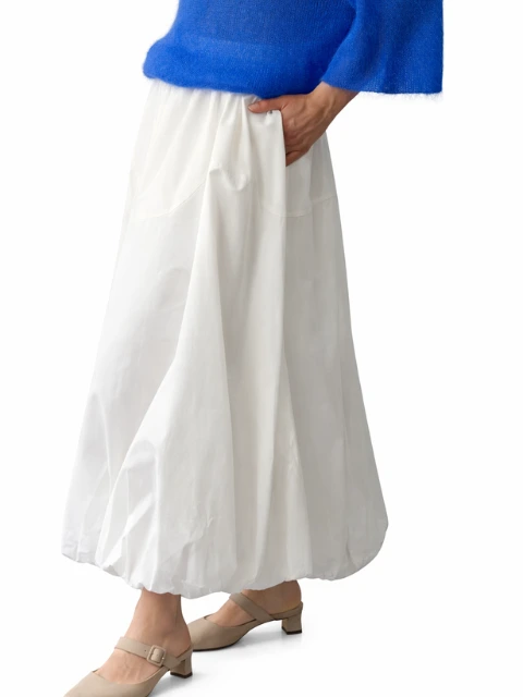 Balonowa spódnica z elastyczną talią