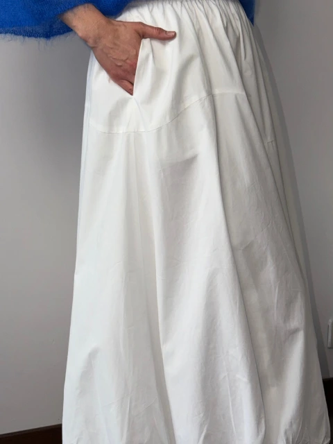 Balonowa spódnica z elastyczną talią