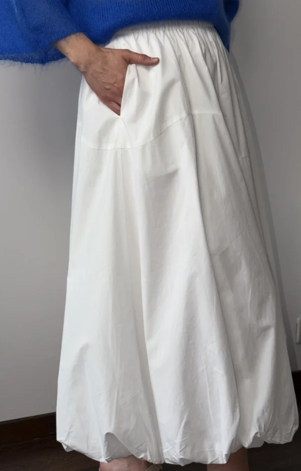 Balonowa spódnica z elastyczną talią