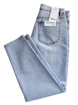 Jeansy Boyfriend – jasny denim