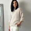 1-sweter-bez Delikatny sweter z kid moheru