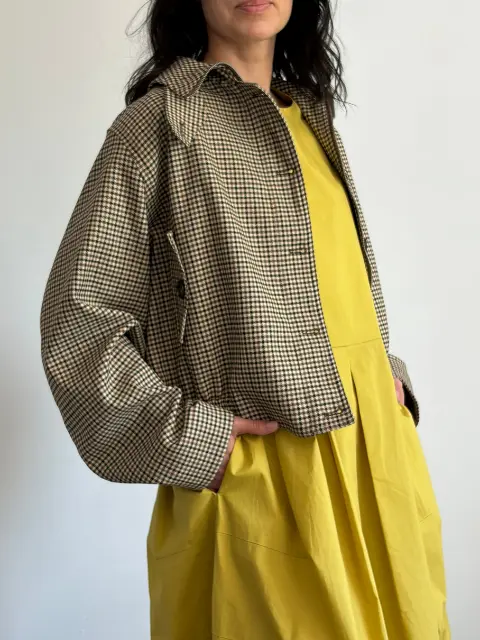 Sukienka bawełniana w odcieniu słonecznej żółci